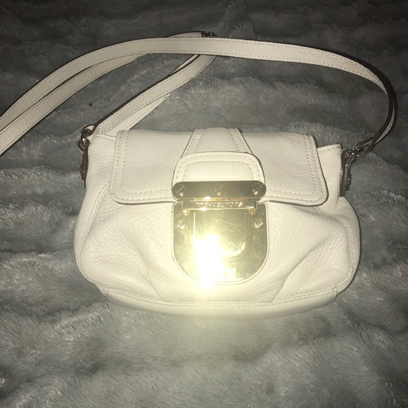 Michael Kors Cream Leather Purse - Picture 2 of 6